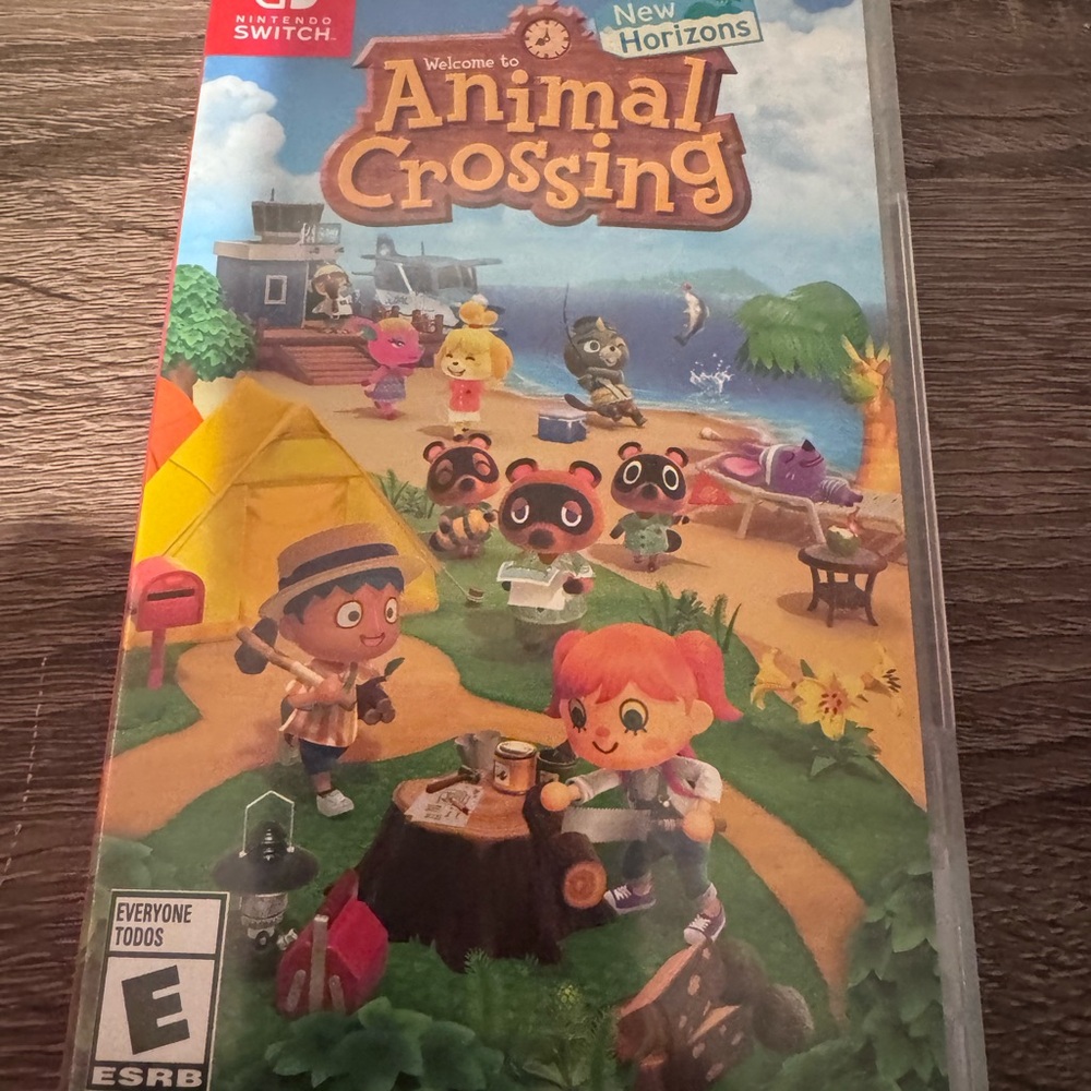 Nintendo Switch with games and charger